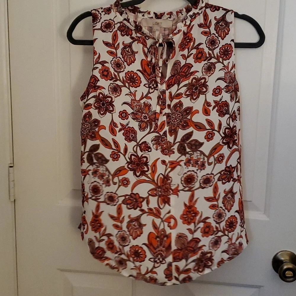 Loft Womens Sleeveless Womens Top